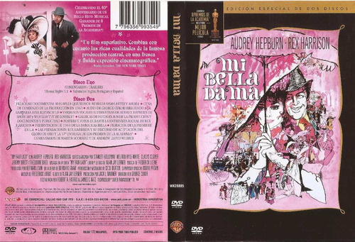 Mi Bella Dama Dvd Edicion Especial 2 Discos Audrey Hepburn