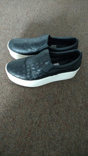 Panchas Alpargatas Cuero Reptil. 47 Street. Nro 38/39