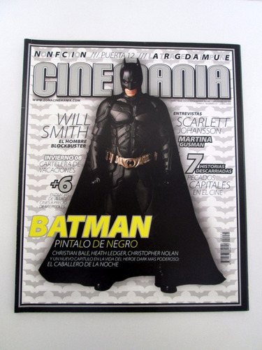 Revista Cinemania 51 Batman Caballero Noche Scarlett Boedo
