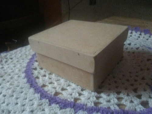 Juego De 25  Cajitas De Madera Mdf Con Tapa