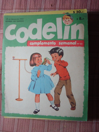 Codelin 33 17/2/62 Revista Infantil Codex Educación
