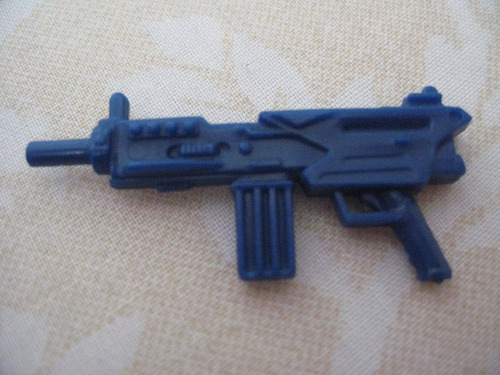 Gijoe 1993 Barricade V1 Dark Blue Submachine Gun