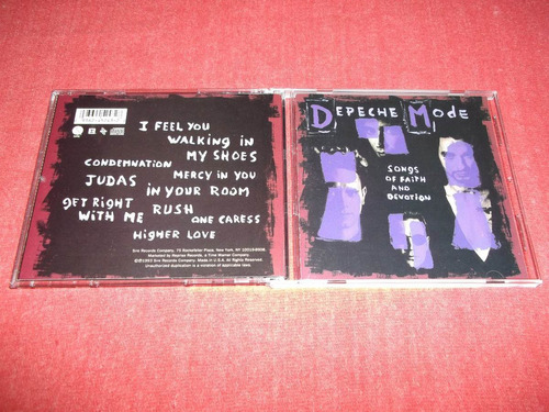 Depeche Mode - Songs Of Faith Devotion Cd Imp Ed 2011 Mdisk