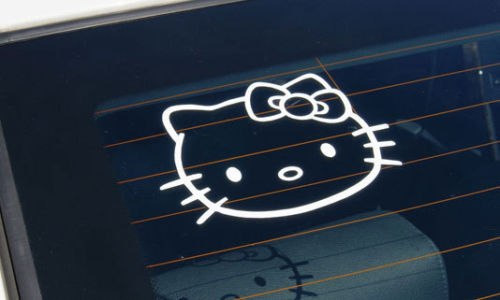 Stickers Hello Kitty Autos Motos Pc Laptop Celular Mde