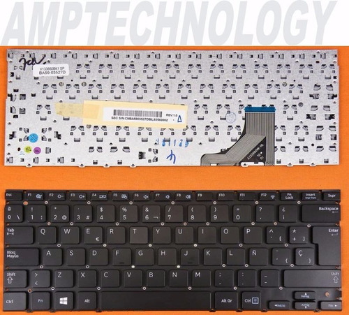 Teclado Laptop Samsung Np530u3b Np530u3c 535u3c  Np532u3c