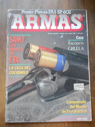 Revista Armas N.56 Escopeta Grulla Sam 7 Los Misiles De Eta.