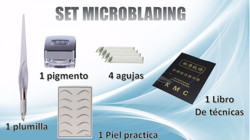 Kit Microblading Delineado Permanente Cejas Pelo A Pelo Ojos