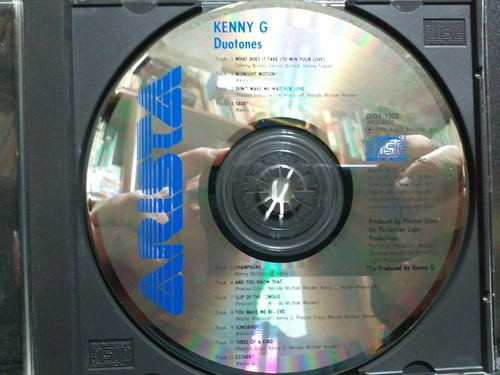 Kenny G Duotones Cd Seminuevo 1ra Edición 1986 Usa