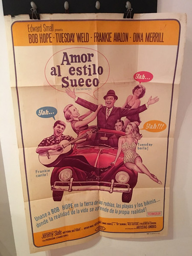 Afiche De Cine Original - Amor Al Estilo Sueco