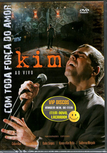 Dvd Kim Com Toda A Força Do Amor Banda Catedral Lacrado!