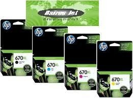 Cartucho Original Hp 670xl Juego Combo 3525 4615 4625 5525