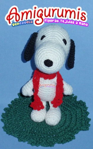 Snoopy Personaje Tejido Crochet (peluche Amigurumi)