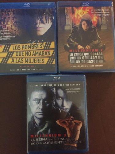 Blu-ray Millennium Trilogia / Incluye 3 Films