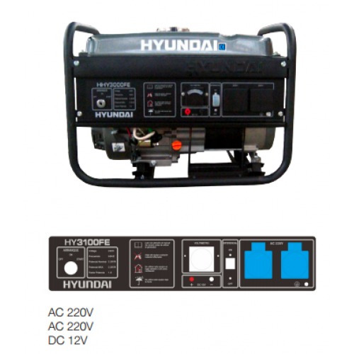 Generador Hyundai Gasolina 2,5/2,8 Kw/kva - Powershop