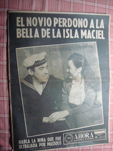 Revista Ahora 1768 Massolo Eva Perón Hitler Rup Godoy Fangio