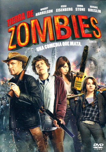 Dvd Tierra De Zombies ( Zombieland ) 2009 - Ruben Fleischer