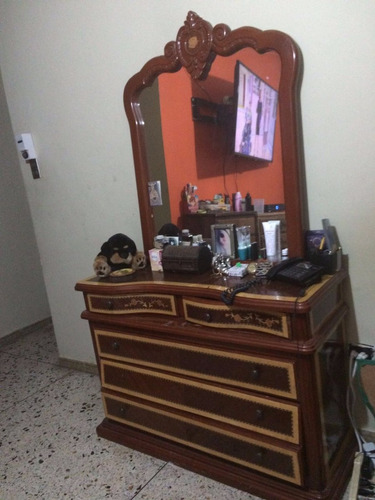 Juego Muebles Peinadora Cuarto Madera De Ureña