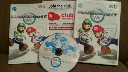 ¡click! Wii Mario Kart Juego Original Wii Reputacion