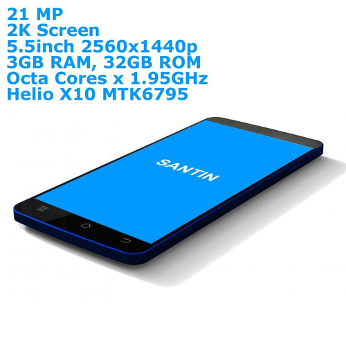 Celular Santin Dante Octacore 3gb Ram+32gb Rom Areia