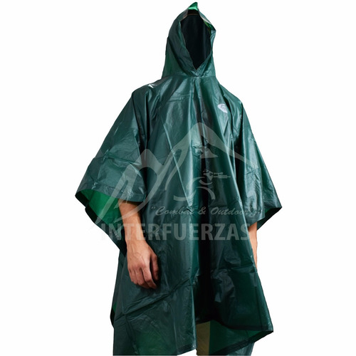 Poncho Capa Waterdog Lluvia Militar Pesca Impermeable