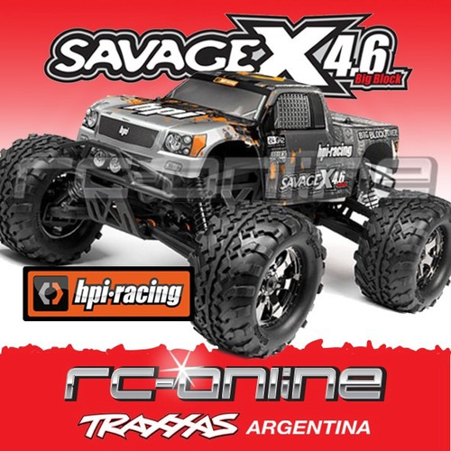 Hpi 109083 Savage X Rtr New Version 2015!! Auto A Radio Cont