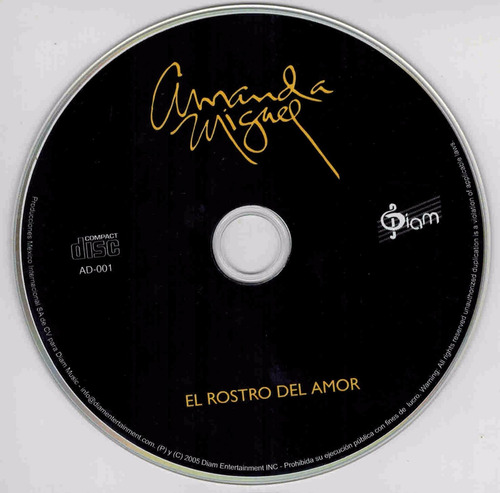 Cd-dvd Amanda Miguel El Rostro Del Amor Edicion Especial (Usado)