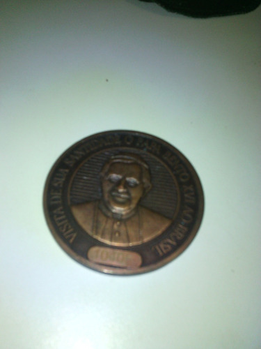 Medalha Do Papa Bento Xvl (visita Ao Brasil 2007)