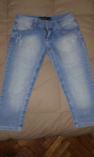 Bermuda Jean Pantalón Tabatha Talle 24 Usado Impecable