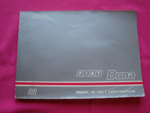 Manual De Uso Y Caracteristicas Fiat Duna Sevel Ed. 1992