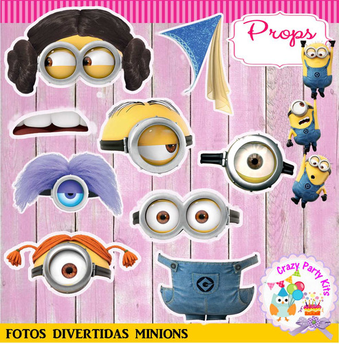 Minions Props Para Fotos Divertidas!!!