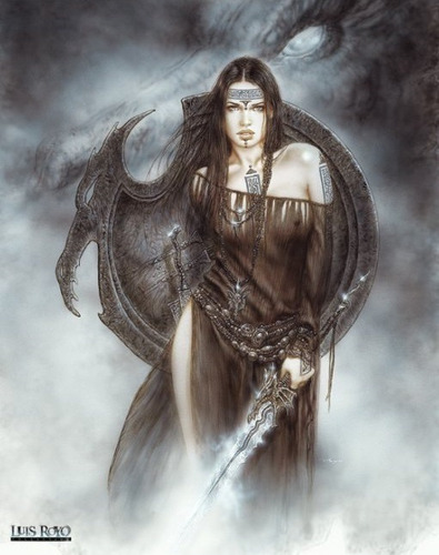 Poster De Fantasia - Luis Royo - Dragon Spirit - 40 X 50 Cm