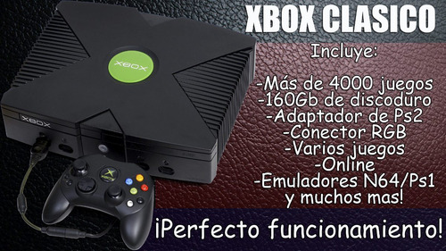 Xbox Clasico 100% Funcional! Mega Consola!