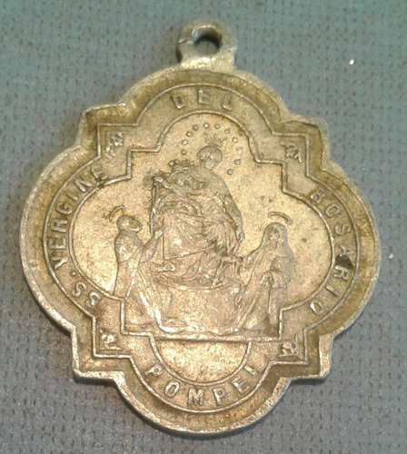 Medalla San Antonio De Padua Padova Pompei Pompeya Rosario