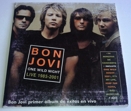 Bon Jovi One Wild Night Wanted Dead Or Alive Cd Promo Cardsl