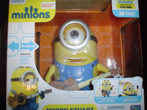 Minion Stuart - Interactivo Con Guitarra