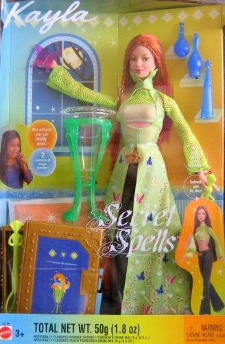 Barbie Kayla Secret Spells Ruiva Bruxa Harry Amiga