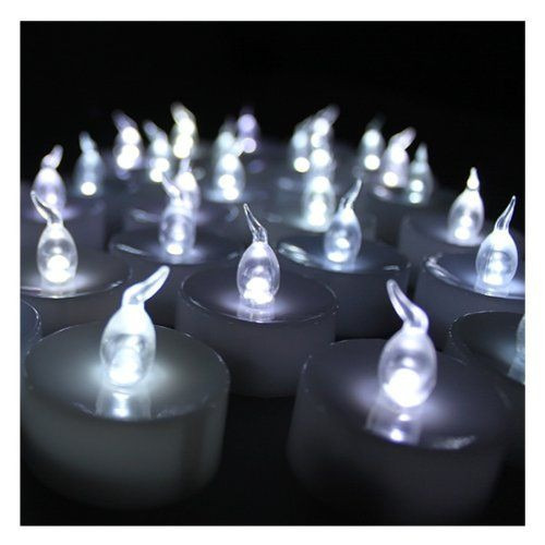 Velitas Led Luz Blanca X120 U Deco Cumpleaños Incluye Pilas