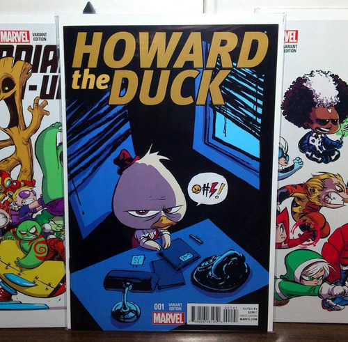 Cómic Howard The Duck 1  Portada Variante De Skottie Young