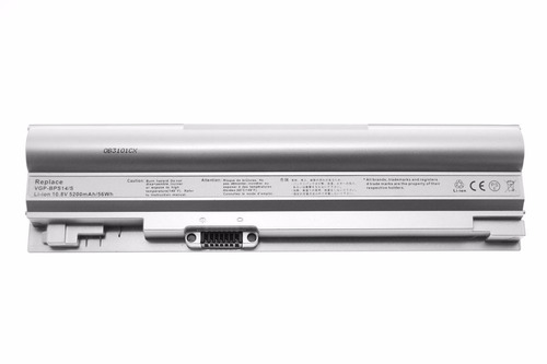 Bateria Para Sony Vaio Vgn-tt165, Vgn-tt180  Vgp-bps14 Prata