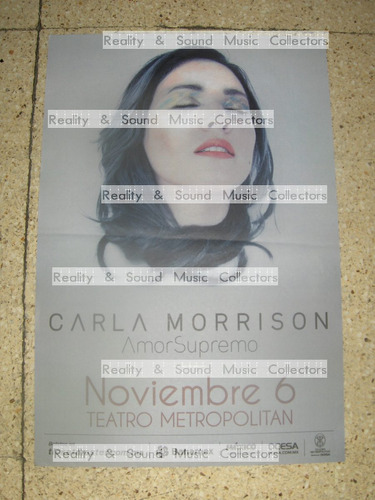 Carla Morrison Poster Metropolitan 2015 De Coleccion