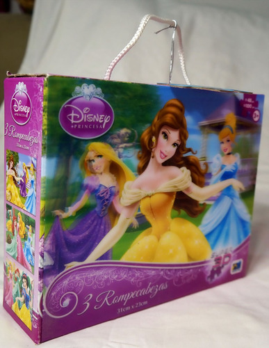 Rompecabezas 3d Disney Princesas 3 En 1 Envio Gratis