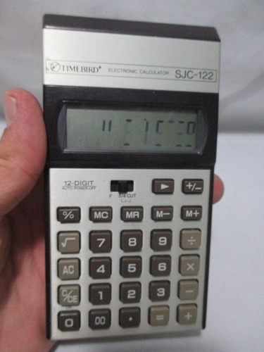 Calculadora Timebird Sjc -122 ***esta Com Defeito***