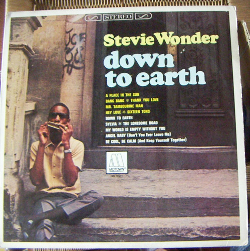 Rock Inter, Stevie Wonder, Down To Earth, Lp 12´, Mdn