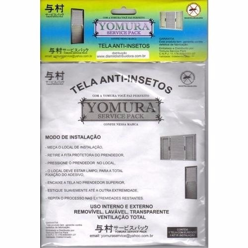 Kit 3 Telas Mosqueteira Anti-inseto Dengue 1,00x1,20 Yomura