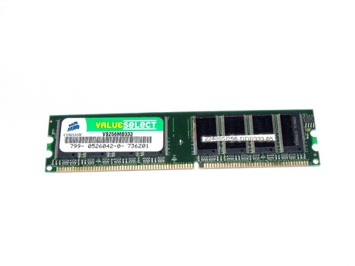 Corsair Memoria Ram  Value Select Ddr333-05  256 Mb  Usada