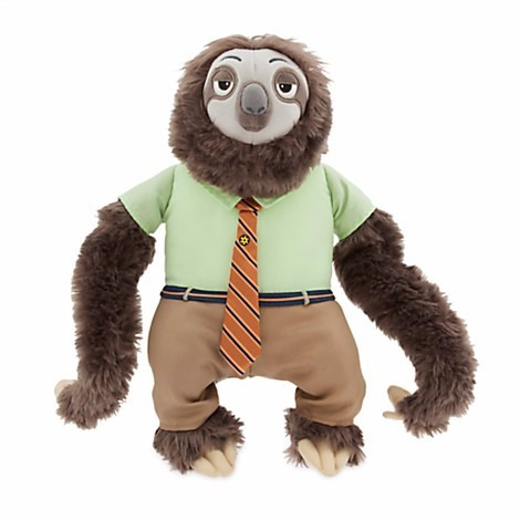 Disney Store Zootopia Boneco PelĂșcia Plush Flash 40 Cms