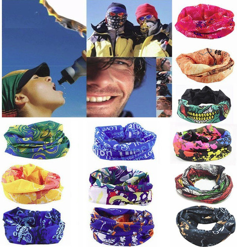Bandanas Elastica Tubular Playa Running Ciclismo Moda Verano