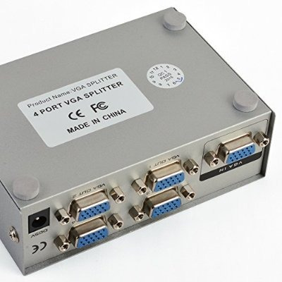 Imageâ® 1 Pc 4 Monitores Divisor Servicio De Vga / Svga Lcd