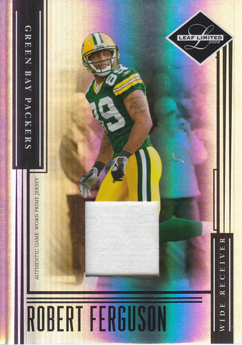 2006 Limited Prime Jersey Robert Ferguson 04/30 Wr Packers