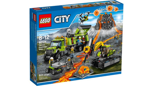 Lego City Volcano Exploration Base 60124 Novo